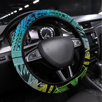 Aloha King Kamehameha Spirits Steering Wheel Cover Art Special LT9 Universal Fit Art - Polynesian Pride