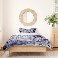 Personalised Aloha King Kamehameha Spirits Bedding Set Violet Special