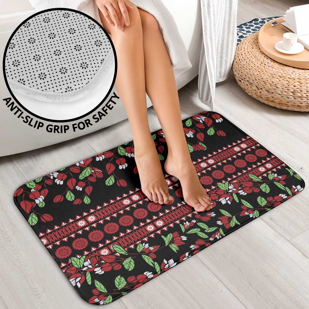 Fiji Masi Bula Tagimoucia Flowers Bathroom Set - Polynesian Pride