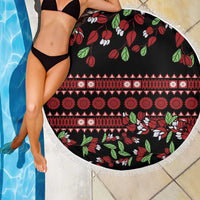 Fiji Masi Bula Tagimoucia Flowers Beach Blanket