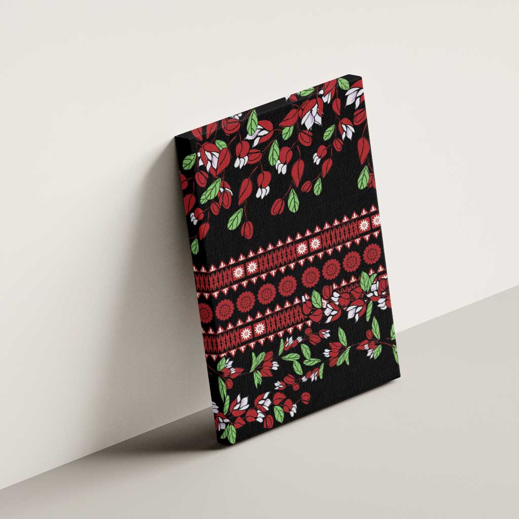 Fiji Masi Bula Tagimoucia Flowers Canvas Wall Art