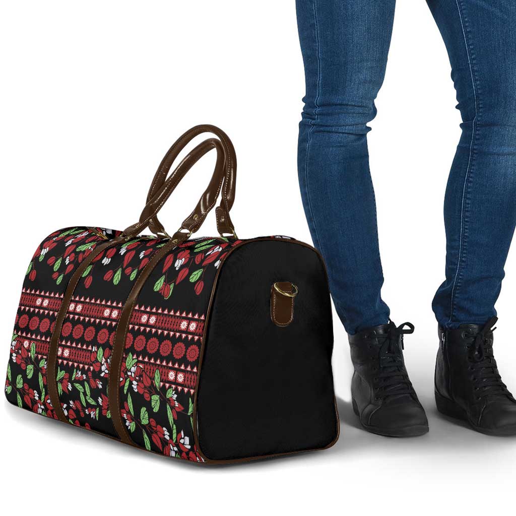 Fiji Masi Bula Tagimoucia Flowers Travel Bag - Polynesian Pride