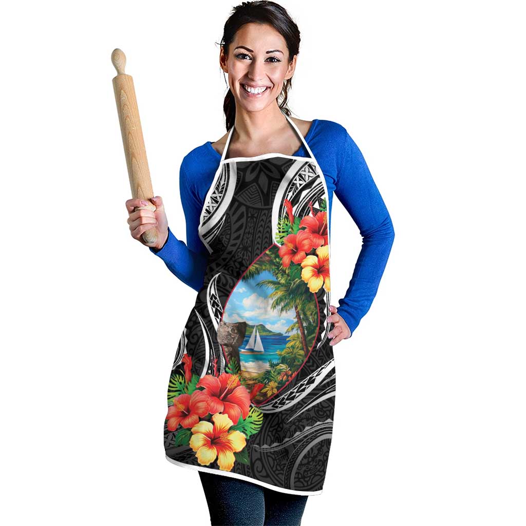 Hafa Adai Guam Apron Guahan Seal Chamorro Stones Tribal - Polynesian Pride
