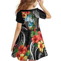 Hafa Adai Guam Family Matching Tank Maxi Dress and Hawaiian Shirt Guahan Seal Chamorro Stones Tribal LT9 - Polynesian Pride