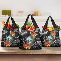Hafa Adai Guam Grocery Bag Guahan Seal Chamorro Stones Tribal