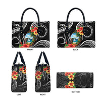 Hafa Adai Guam Leather Bag Guahan Seal Chamorro Stones Tribal - Polynesian Pride