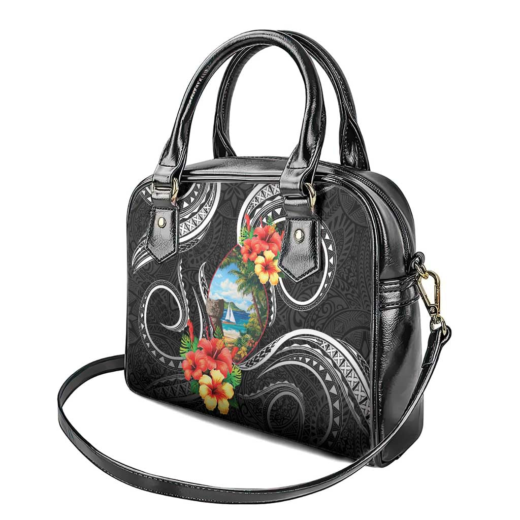 Hafa Adai Guam Shoulder Handbag Guahan Seal Chamorro Stones Tribal