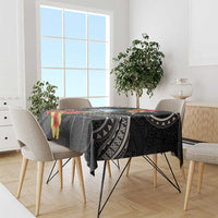 Hafa Adai Guam Tablecloth Guahan Seal Chamorro Stones Tribal