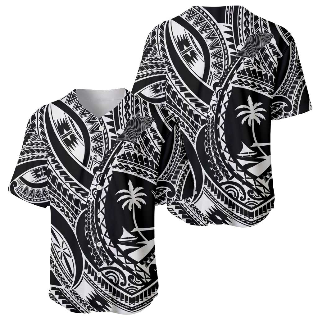 Hafa Adai Guam Inspired Tattoo Baseball Jersey
