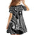Hafa Adai Guam Inspired Tattoo Family Matching Off Shoulder Maxi Dress and Hawaiian Shirt