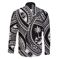 Hafa Adai Guam Inspired Tattoo Family Matching Short Sleeve Bodycon Dress and Hawaiian Shirt LT9 - Polynesian Pride