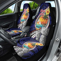 Hafa Adai Guam Seal Latte Stones Artwork Car Seat Cover LT9 - Polynesian Pride