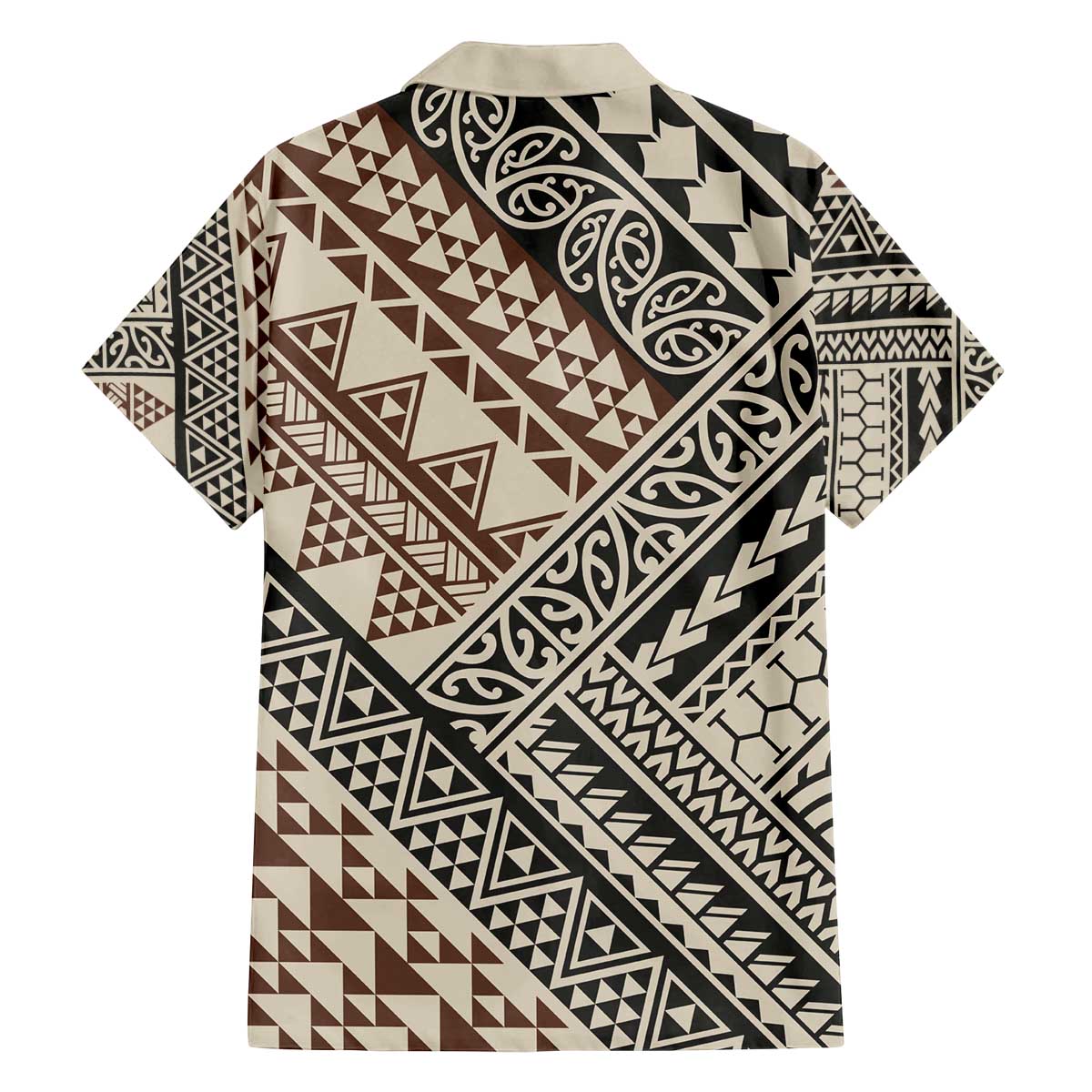 Niho Taniwha Kowhaiwhai Family Matching Off The Shoulder Long Sleeve Dress and Hawaiian Shirt LT9 - Polynesian Pride