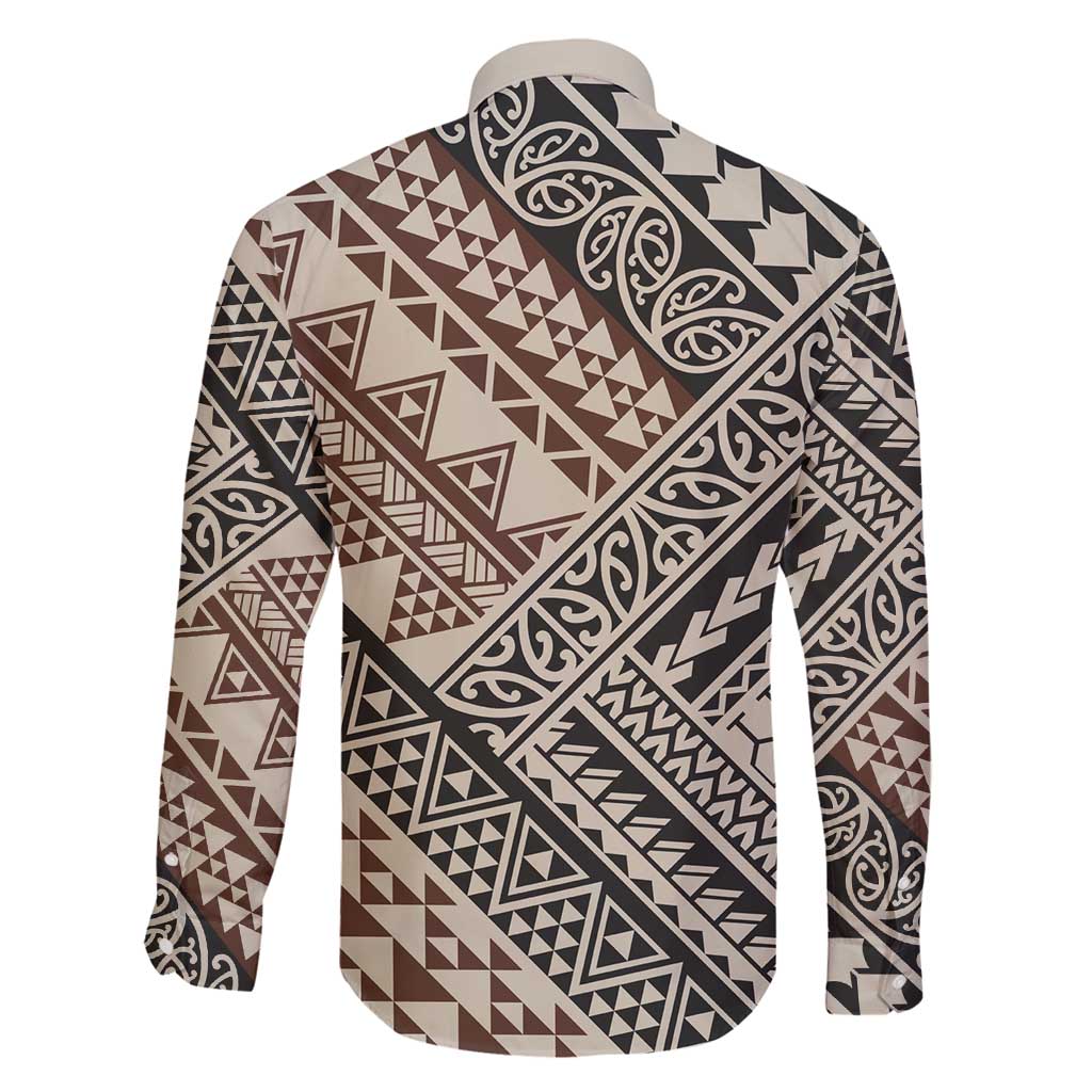 Niho Taniwha Kowhaiwhai Family Matching Off Shoulder Short Dress and Hawaiian Shirt LT9 - Polynesian Pride