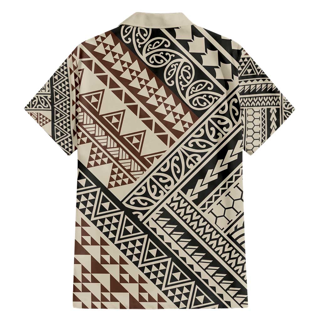 Niho Taniwha Kowhaiwhai Family Matching Short Sleeve Bodycon Dress and Hawaiian Shirt LT9 - Polynesian Pride