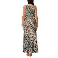 Niho Taniwha Kowhaiwhai Family Matching Tank Maxi Dress and Hawaiian Shirt LT9 - Polynesian Pride