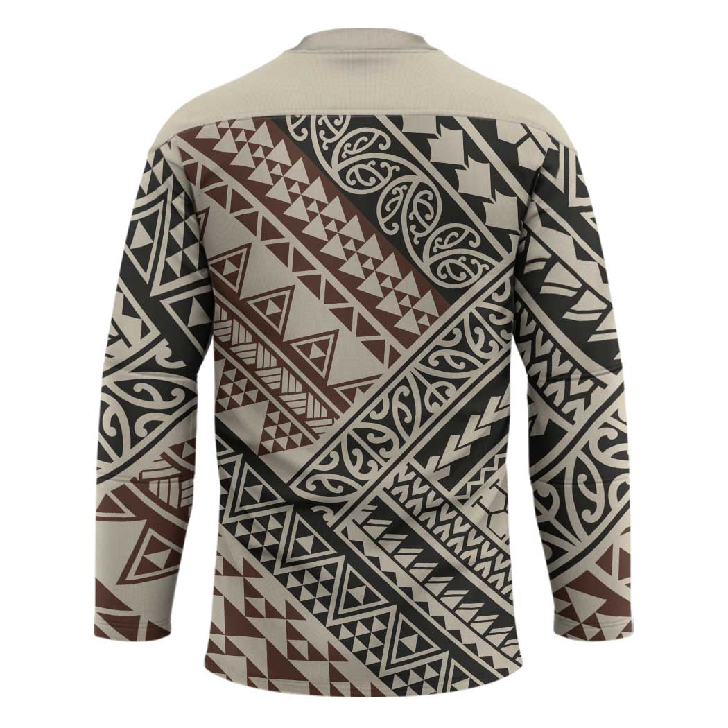 Niho Taniwha Kowhaiwhai Hockey Jersey - Polynesian Pride