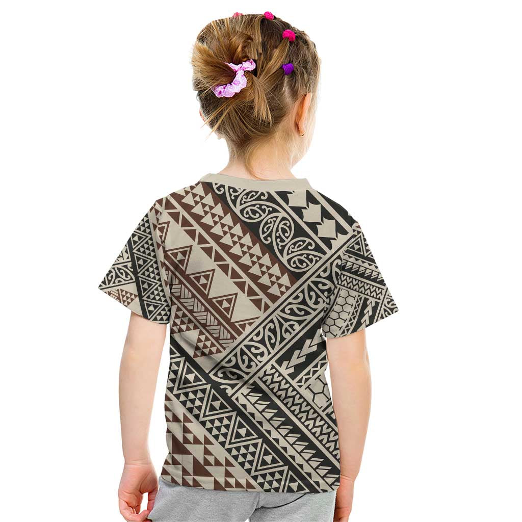 Niho Taniwha Kowhaiwhai Kid T Shirt