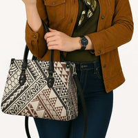 Niho Taniwha Kowhaiwhai Leather Bag - Polynesian Pride