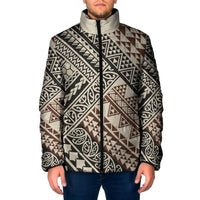 Niho Taniwha Kowhaiwhai Padded Jacket - Polynesian Pride