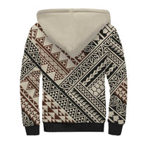 Niho Taniwha Kowhaiwhai Sherpa Hoodie LT9 - Polynesian Pride