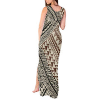 Niho Taniwha Kowhaiwhai Tank Maxi Dress LT9 - Polynesian Pride