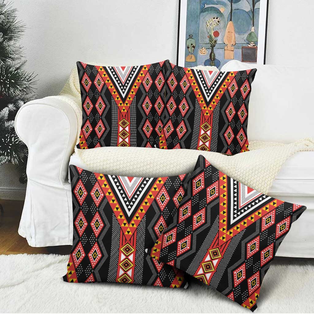 Niho Taniwha Taniko Motif Pillow Cover - Polynesian Pride