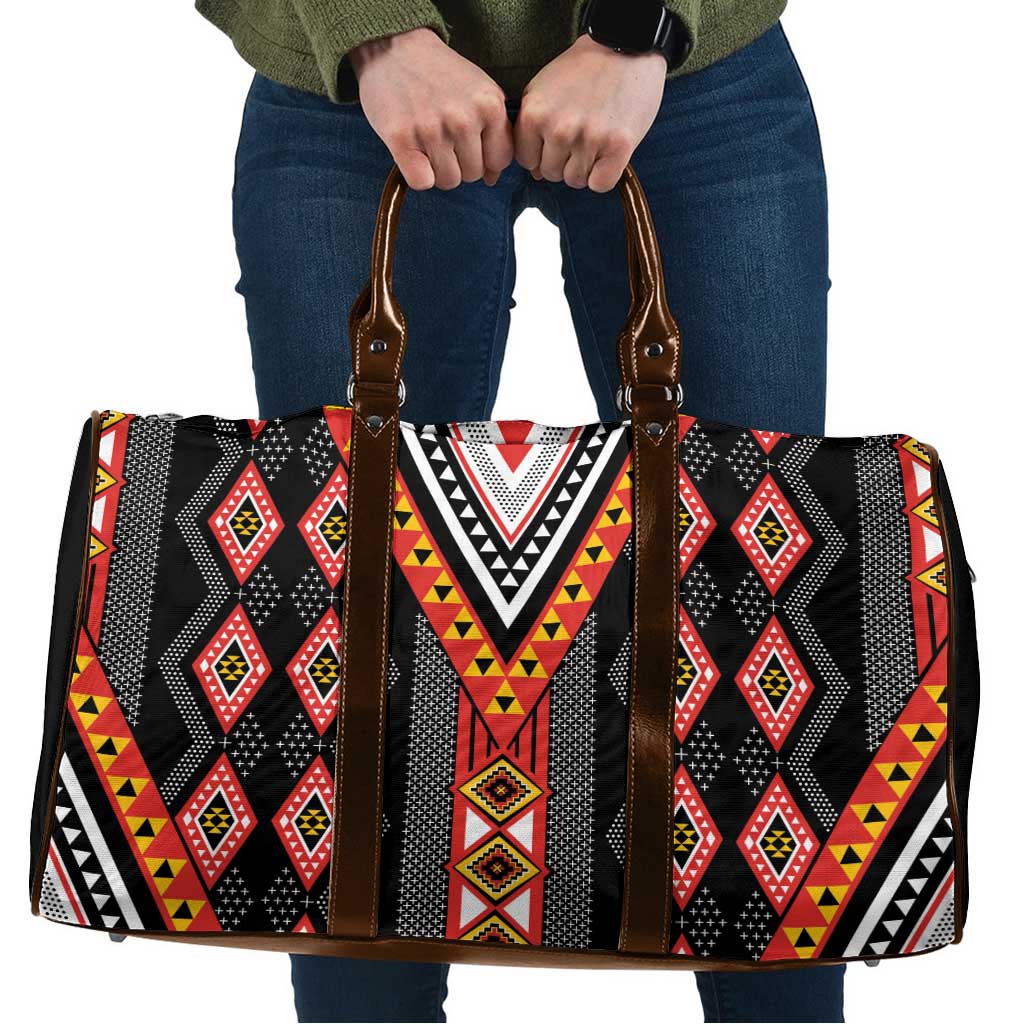 Niho Taniwha Taniko Motif Travel Bag - Polynesian Pride