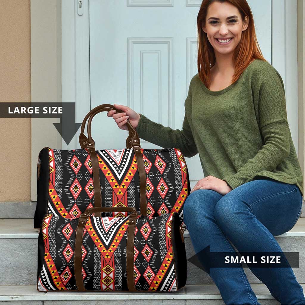 Niho Taniwha Taniko Motif Travel Bag - Polynesian Pride