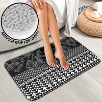 Black Taniko Kowhaiwhai Tukutuku Motif Bathroom Set LT9 - Polynesian Pride