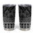 Black Taniko Kowhaiwhai Tukutuku Motif Tumbler Cup