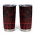 Red Taniko Kowhaiwhai Tukutuku Motif Tumbler Cup