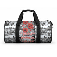 ANZAC Day Gallipoli Campaign Duffle Bag To The End They Remain LT9 One size Black - Polynesian Pride