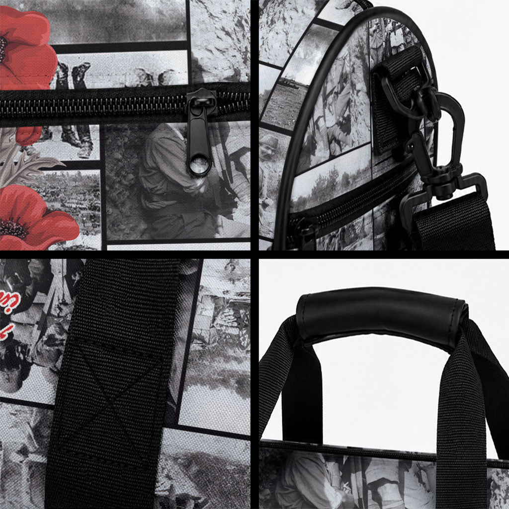 ANZAC Day Gallipoli Campaign Duffle Bag To The End They Remain LT9 - Polynesian Pride