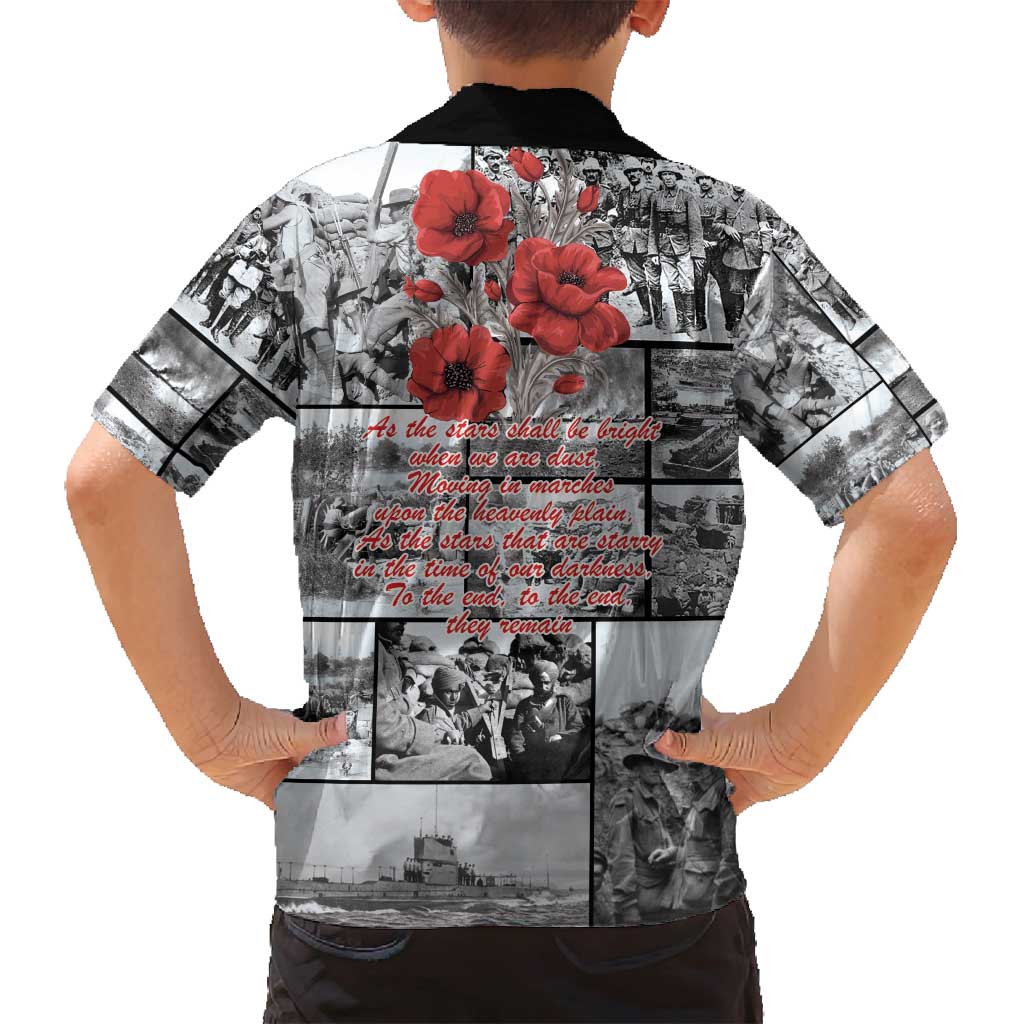 ANZAC Day Gallipoli Campaign Family Matching Long Sleeve Bodycon Dress and Hawaiian Shirt To The End They Remain LT9 - Polynesian Pride