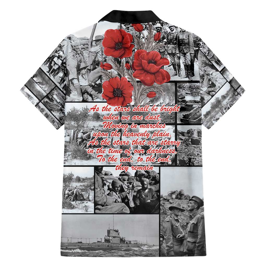 ANZAC Day Gallipoli Campaign Family Matching Off Shoulder Short Dress and Hawaiian Shirt To The End They Remain LT9 - Polynesian Pride