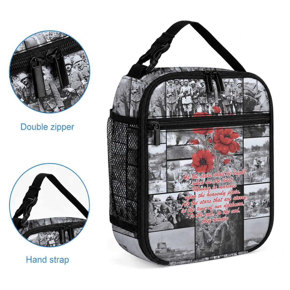 ANZAC Day Gallipoli Campaign Lunch Bag To The End They Remain LT9 - Polynesian Pride