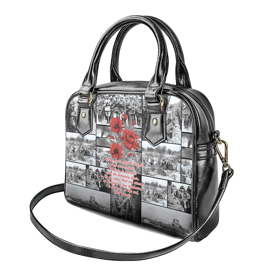 ANZAC Day Gallipoli Campaign Shoulder Handbag To The End They Remain