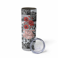 ANZAC Day Gallipoli Campaign Skinny Tumbler To The End They Remain LT9 - Polynesian Pride