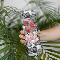ANZAC Day Gallipoli Campaign Skinny Tumbler To The End They Remain LT9 - Polynesian Pride