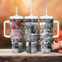 ANZAC Day Gallipoli Campaign Tumbler With Handle To The End They Remain