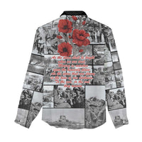 ANZAC Day Gallipoli Campaign Women Casual Shirt To The End They Remain LT9 - Polynesian Pride