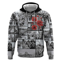 ANZAC Day Gallipoli Campaign Zip Hoodie To The End They Remain LT9 Pullover Hoodie Black - Polynesian Pride