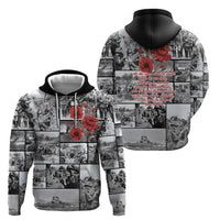 ANZAC Day Gallipoli Campaign Zip Hoodie To The End They Remain LT9 - Polynesian Pride