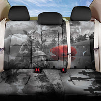 Black ANZAC Day The Battle of Lone Pine Back Car Seat Cover Kiwi-Kangaroo Soldier Lest We Forget LT9 One Size Black - Polynesian Pride