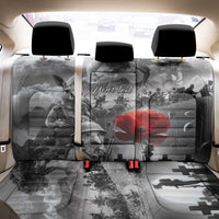Black ANZAC Day The Battle of Lone Pine Back Car Seat Cover Kiwi-Kangaroo Soldier Lest We Forget LT9 - Polynesian Pride