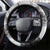Black ANZAC Day The Battle of Lone Pine Steering Wheel Cover Kiwi-Kangaroo Soldier Lest We Forget