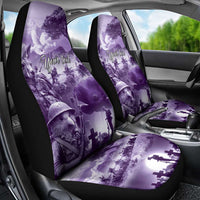 Purple ANZAC Day The Battle of Lone Pine Car Seat Cover Kiwi-Kangaroo Soldier Lest We Forget LT9 - Polynesian Pride