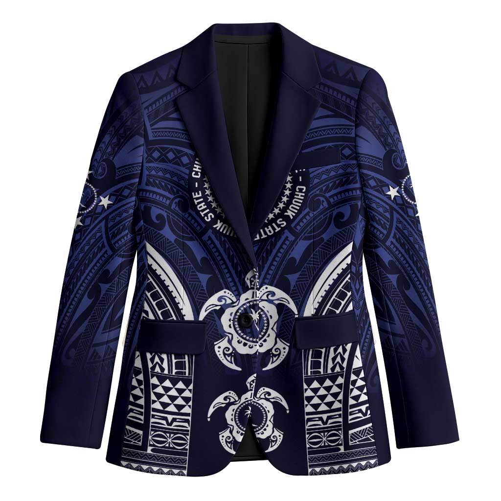 FSM Chuuk States Blazer Micronesia Six 9 One Polynesian Tribal Pattern - Polynesian Pride