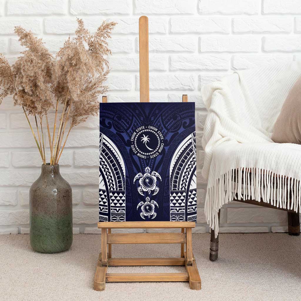 FSM Chuuk States Canvas Wall Art Micronesia Six 9 One Polynesian Tribal Pattern